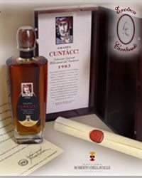 Grappa Cuntacc Riserva selezione speciale 1983 - Dellavalle